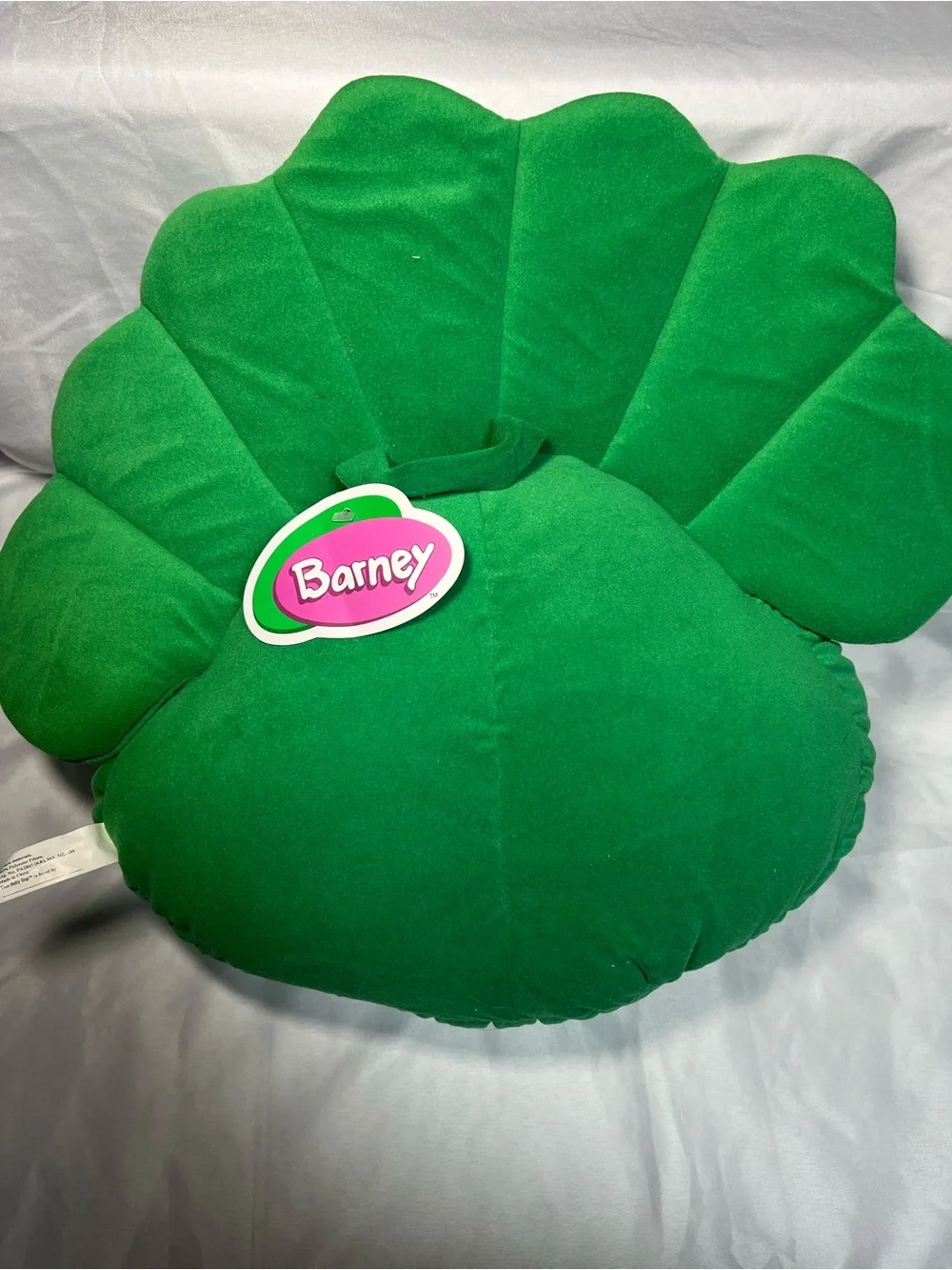 Rare Vintage 1996 Baby Bop Barney Large Head Pillow w/ Handle NWT Plush